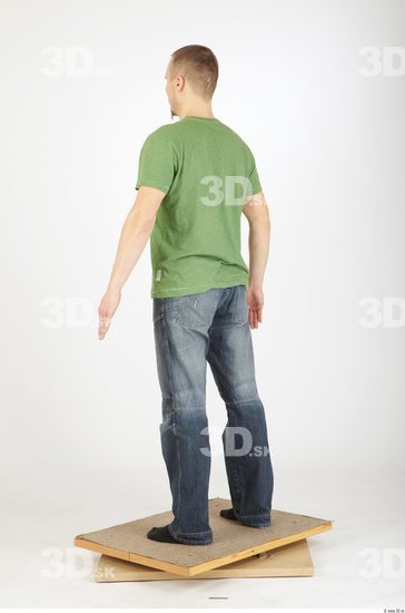 Whole Body Man Animation references Casual Average Studio photo references