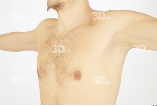 Chest Man Nude Average Studio photo references