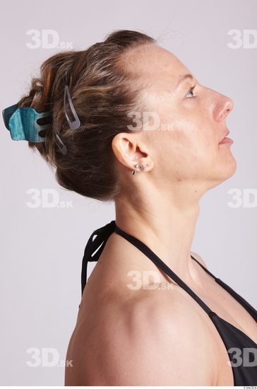 Head Woman Animation references White Tattoo Sports Swimsuit Muscular