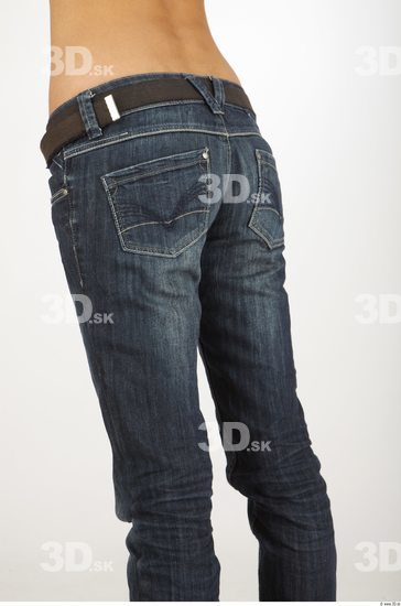 Thigh Woman Casual Jeans Slim Studio photo references