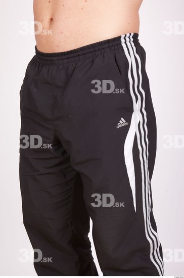 Thigh Whole Body Man Sports Trousers Muscular Studio photo references