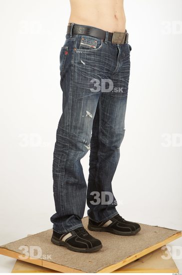 Leg Whole Body Man Animation references Casual Jeans Average Studio photo references