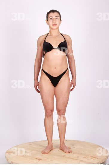 Whole Body Woman Animation references Underwear Muscular Studio photo references