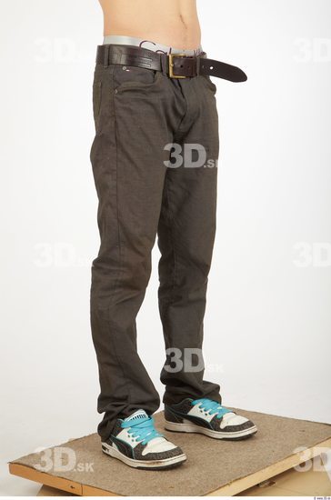 Leg Whole Body Man Nude Casual Trousers Athletic Studio photo references