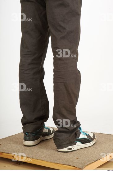 Calf Whole Body Man Nude Casual Trousers Athletic Studio photo references