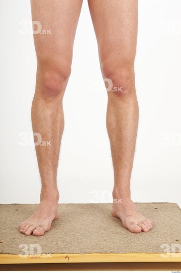 Calf Whole Body Man Nude Athletic Studio photo references