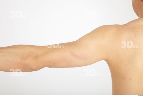 Arm Whole Body Man Nude Athletic Studio photo references