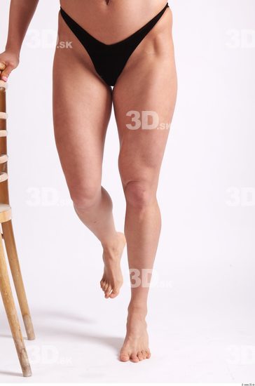 Arm Leg Woman Sports Swimsuit Muscular Studio photo references