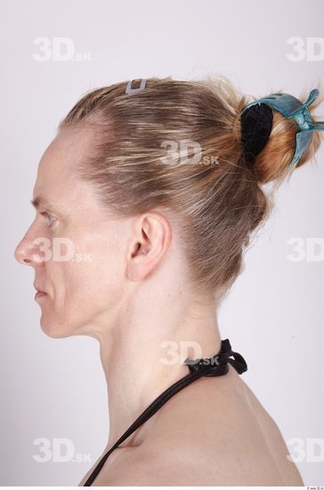 Whole Body Head Woman Casual Muscular Studio photo references