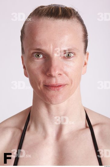 Face Phonemes Woman White Muscular