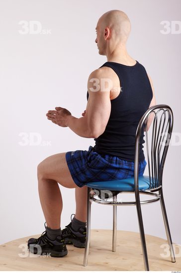 Whole Body Man Artistic poses White Sports Muscular