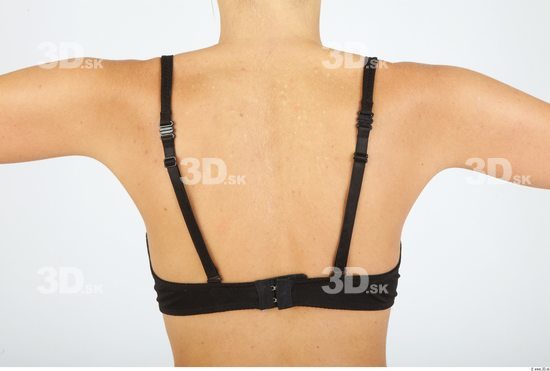 Back Woman Animation references Underwear Bra Slim Studio photo references