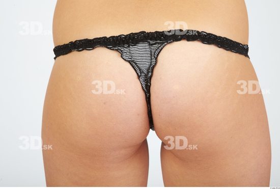 Bottom Woman Animation references Underwear Slim Panties Studio photo references