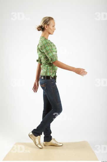 Whole Body Woman Animation references White Casual Slim