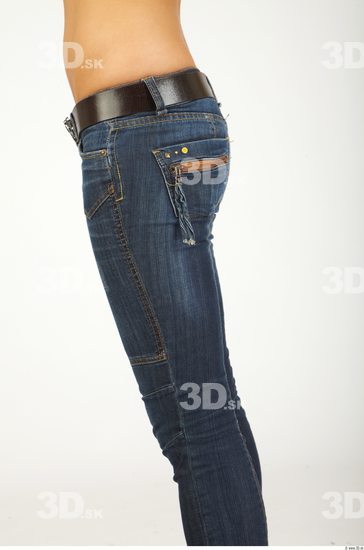 Thigh Woman Animation references Casual Jeans Slim Studio photo references