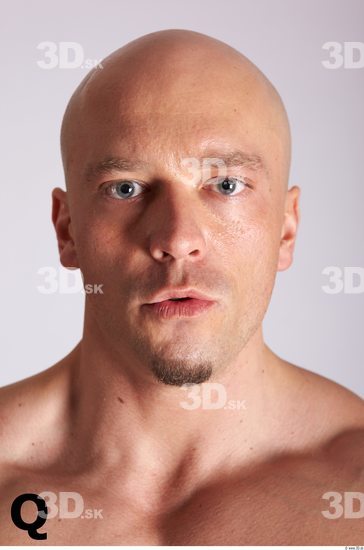 Face Phonemes Man White Muscular Bald