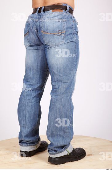 Leg Whole Body Man Casual Jeans Muscular Studio photo references