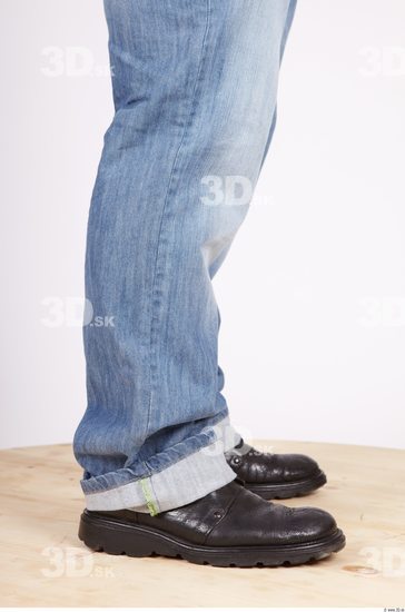 Calf Whole Body Man Casual Jeans Muscular Studio photo references