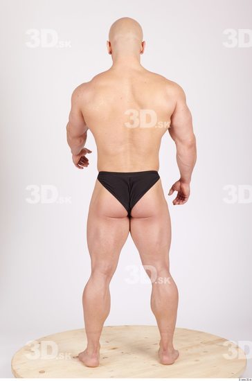 Whole Body Man Casual Sports Swimsuit Muscular Studio photo references