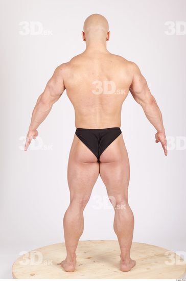 Whole Body Man Casual Sports Swimsuit Muscular Studio photo references