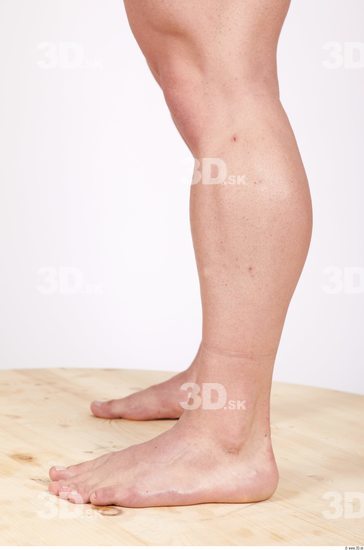 Calf Whole Body Man Nude Casual Muscular Studio photo references