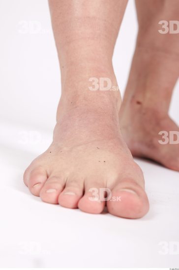 Foot Whole Body Man Nude Casual Muscular Studio photo references