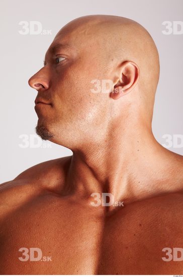 Neck Man Animation references White Nude Muscular