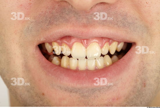 Whole Body Teeth Man Animation references Casual Athletic Studio photo references