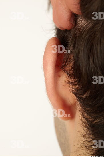 Ear Whole Body Man Animation references Casual Athletic Studio photo references