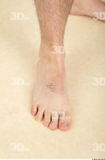 Foot Whole Body Man Animation references Nude Casual Athletic Studio photo references