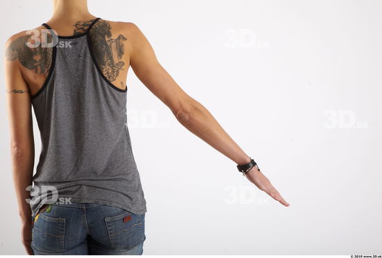 Arm Woman Animation references White Tattoo Casual Singlet Slim