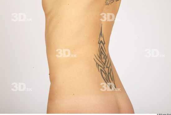 Whole Body Back Woman Animation references Tattoo Nude Slim Studio photo references