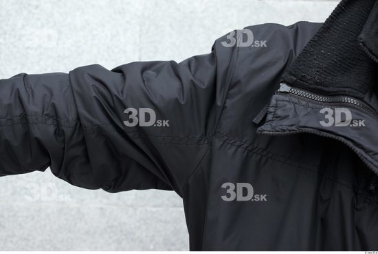 Arm Head Man Casual Uniform Windbreaker Slim Street photo references