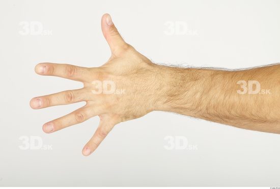 Hand Whole Body Man Casual Chubby Bald Studio photo references