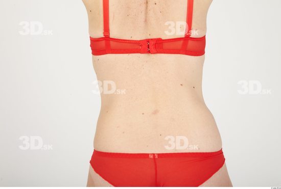 Whole Body Back Woman Underwear Slim Studio photo references