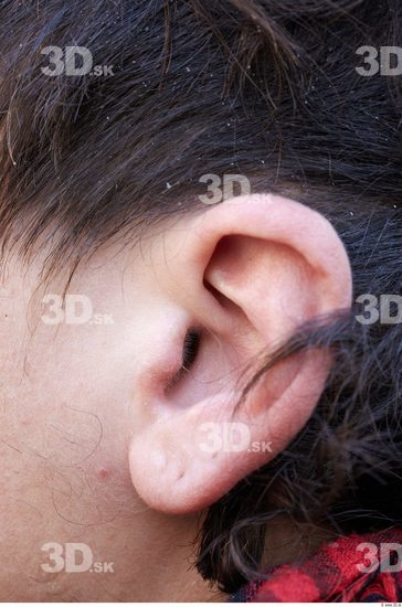 Ear Man White Scar Average