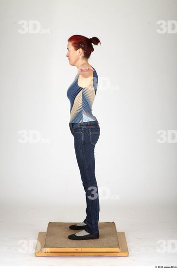 Whole Body Woman Animation references T poses Casual Average Studio photo references