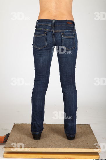 Leg Whole Body Woman Animation references Casual Jeans Average Studio photo references