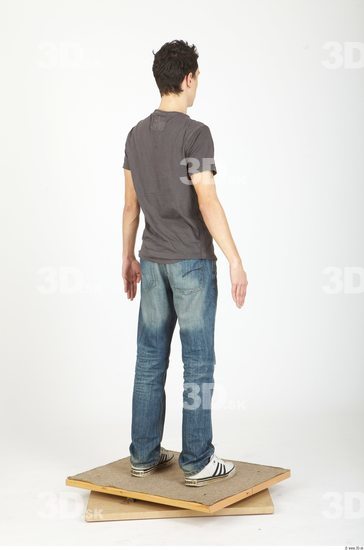 Whole Body Man Animation references Casual Slim Studio photo references