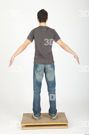 Whole Body Man Animation references Casual Slim Studio photo references