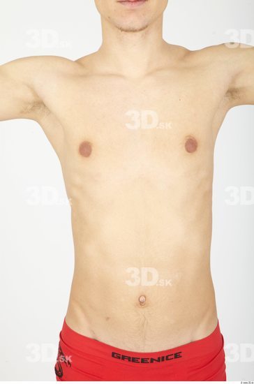 Upper Body Whole Body Man Animation references Casual Underwear Slim Studio photo references