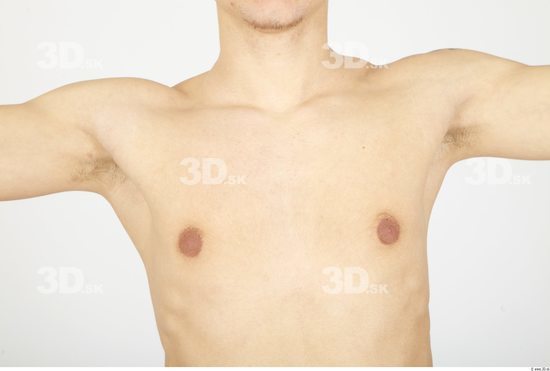 Chest Whole Body Man Animation references Nude Casual Slim Studio photo references