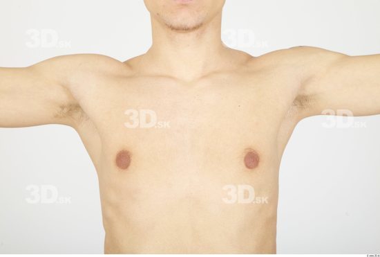 Chest Whole Body Man Animation references Nude Casual Slim Studio photo references