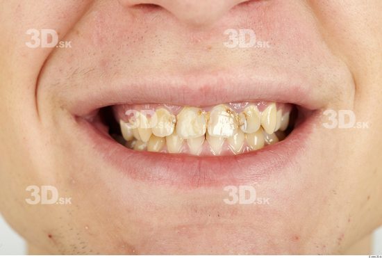 Whole Body Teeth Man Animation references Casual Slim Studio photo references