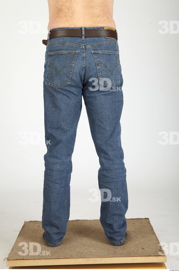 Leg Whole Body Man Animation references Casual Jeans Overweight Studio photo references