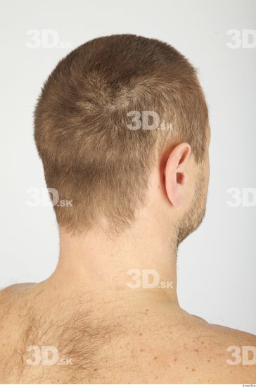 Whole Body Head Man Animation references Casual Overweight Bearded Studio photo references