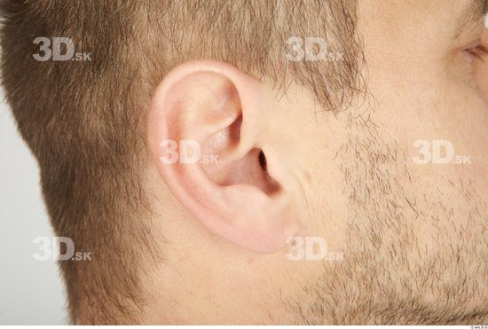 Ear Whole Body Man Animation references Casual Overweight Studio photo references