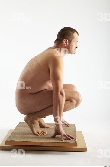 Whole Body Man Other White Nude Overweight