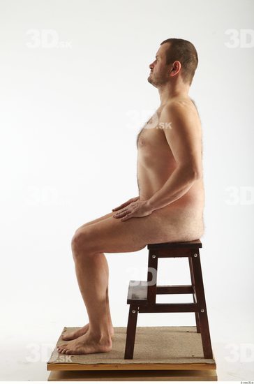 Whole Body Man Artistic poses White Nude Overweight