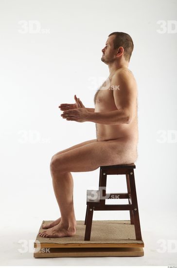 Whole Body Man Artistic poses White Nude Overweight